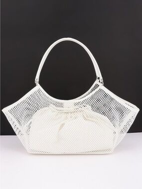 Mesh Tote Bag With Removable Liner